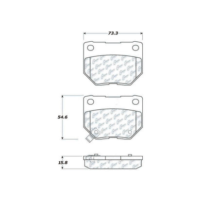 Centric Parts Disc Brake Pad Set 104.04611