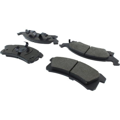 Centric Parts Disc Brake Pad Set Semi-Metallic with Posi Quiet for 1990-2005 Buick Skylark Chevrolet Beretta Cavalier Corsica Oldsmobile Achieva Cutlass Calais Pontiac Grand Am Sunbird Sunfire 104.05060