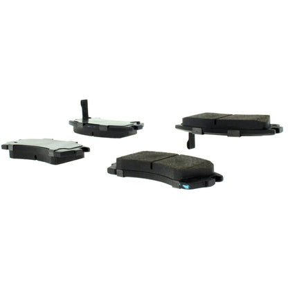 Centric Parts Disc Brake Pad Set Semi-Metallic with Posi Quiet for 1991-1994 Nissan Sentra 1993-1996 Tsuru 104.05090