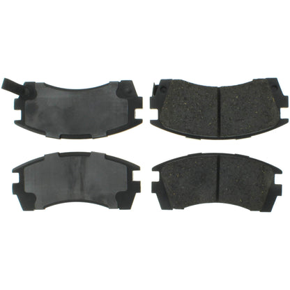 Centric Parts Disc Brake Pad Set Semi-Metallic with Posi Quiet for 1991-1994 Nissan Sentra 1993-1996 Tsuru 104.05090