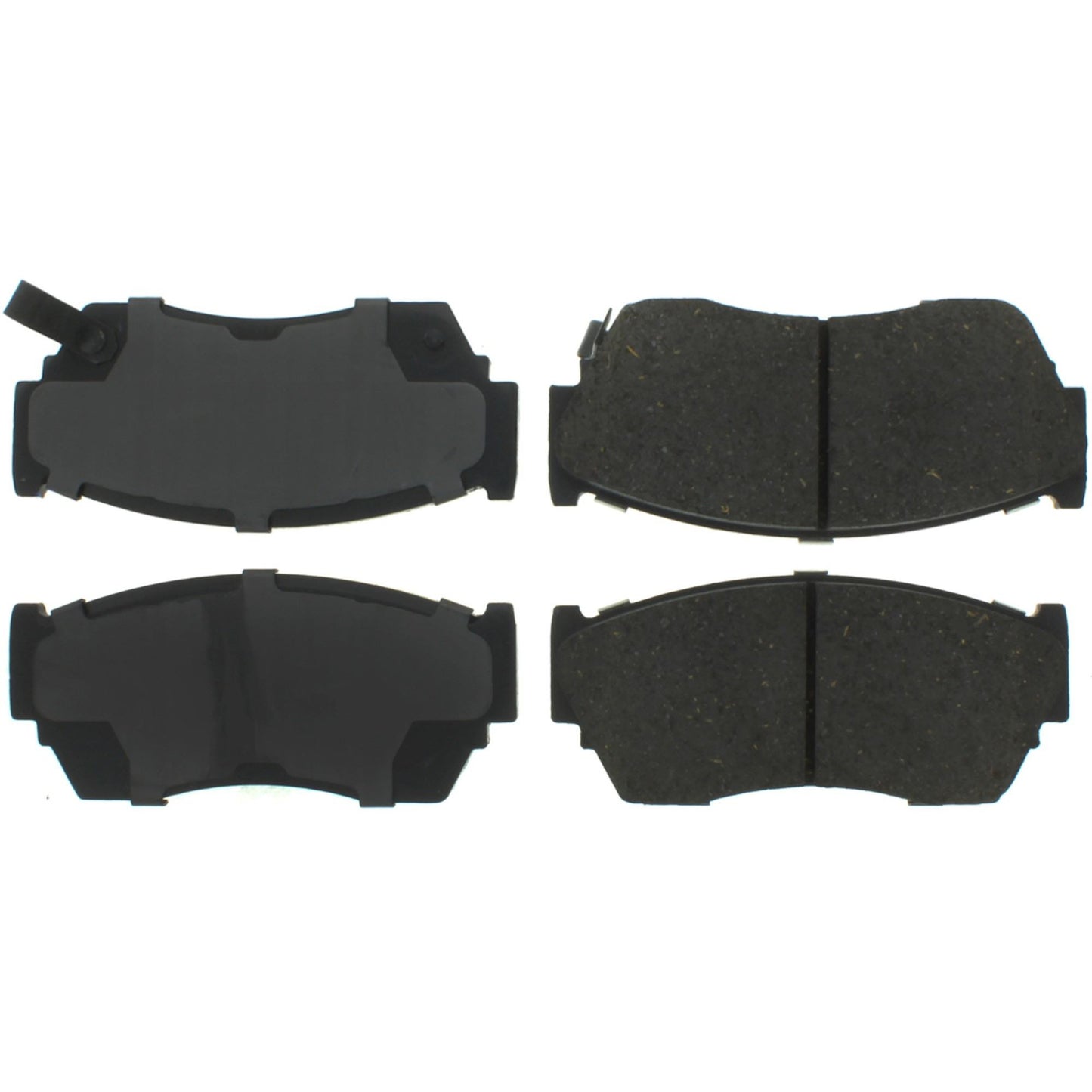 Centric Parts Disc Brake Pad Set Semi-Metallic with Posi Quiet for 1991-2017 Nissan Sentra Tsubame Tsuru 104.05100