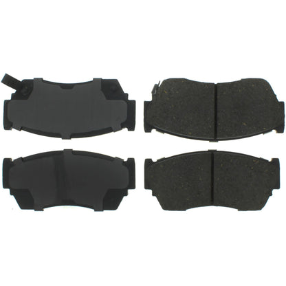Centric Parts Disc Brake Pad Set Semi-Metallic with Posi Quiet for 1991-2017 Nissan Sentra Tsubame Tsuru 104.05100