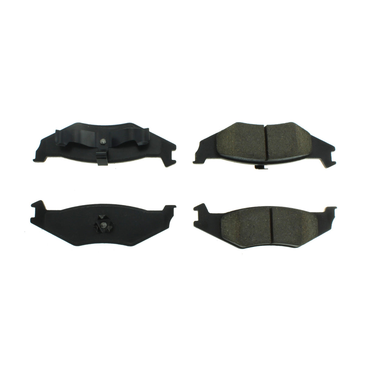 Centric Parts Disc Brake Pad Set Semi-Metallic Posi Quiet 104.05120
