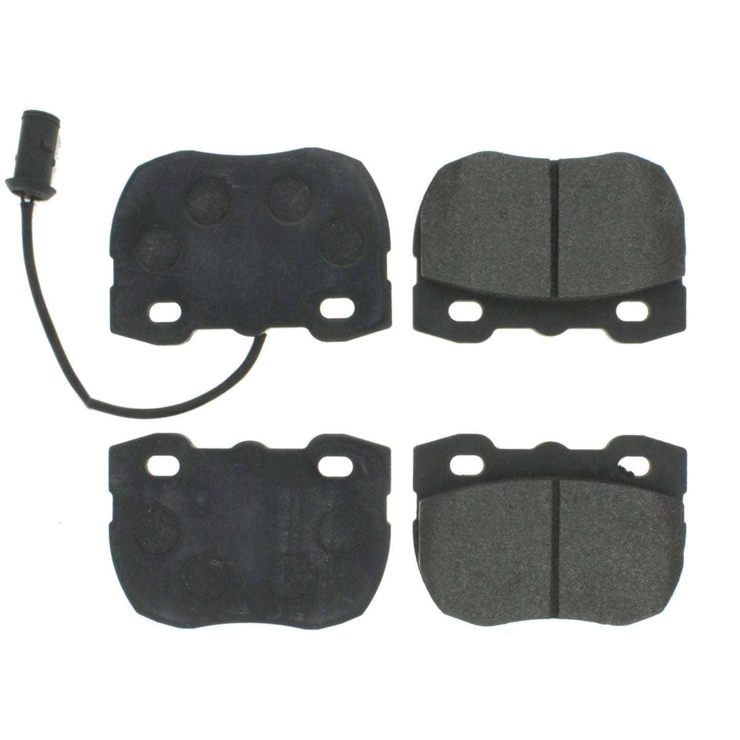 Centric Parts Disc Brake Pad Set Semi-Metallic with Posi Quiet for 1990-1995 Land Rover Range Rover 104.05200