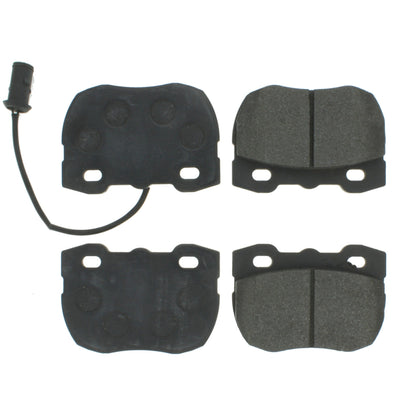 Centric Parts Disc Brake Pad Set Semi-Metallic with Posi Quiet for 1990-1995 Land Rover Range Rover 104.05200
