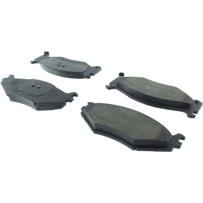 Centric Parts Disc Brake Pad Set Semi-Metallic with Posi Quiet for 1991-1995 Chrysler Daytona LeBaron Town & Country Dodge Caravan Grand Caravan Spirit Plymouth Acclaim Grand Voyager Voyager 104.05220