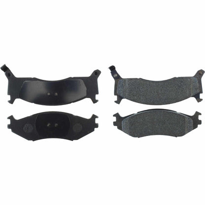Centric Parts Disc Brake Pad Set Semi-Metallic with Posi Quiet for 1991-1995 Chrysler Daytona Dynasty Imperial LeBaron New Yorker Town & Country Dodge Caravan Grand Caravan Shadow 104.05240