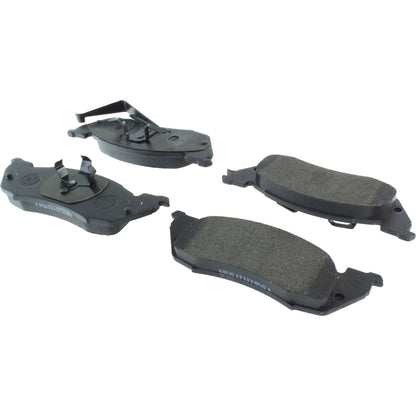 Centric Parts Disc Brake Pad Set Semi-Metallic Posi Quiet with Hardware for 1991-1998 Dodge Dakota 104.05290