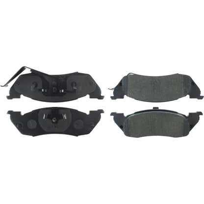 Centric Parts Disc Brake Pad Set Semi-Metallic Posi Quiet with Hardware for 1991-1998 Dodge Dakota 104.05290