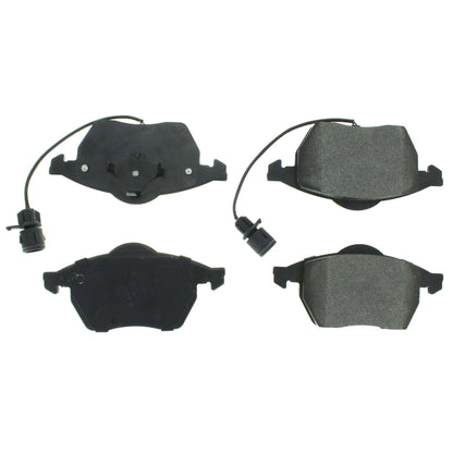Centric Parts Disc Brake Pad Set Semi-Metallic with Posi Quiet for 1992-1994 Audi 100 104.05550
