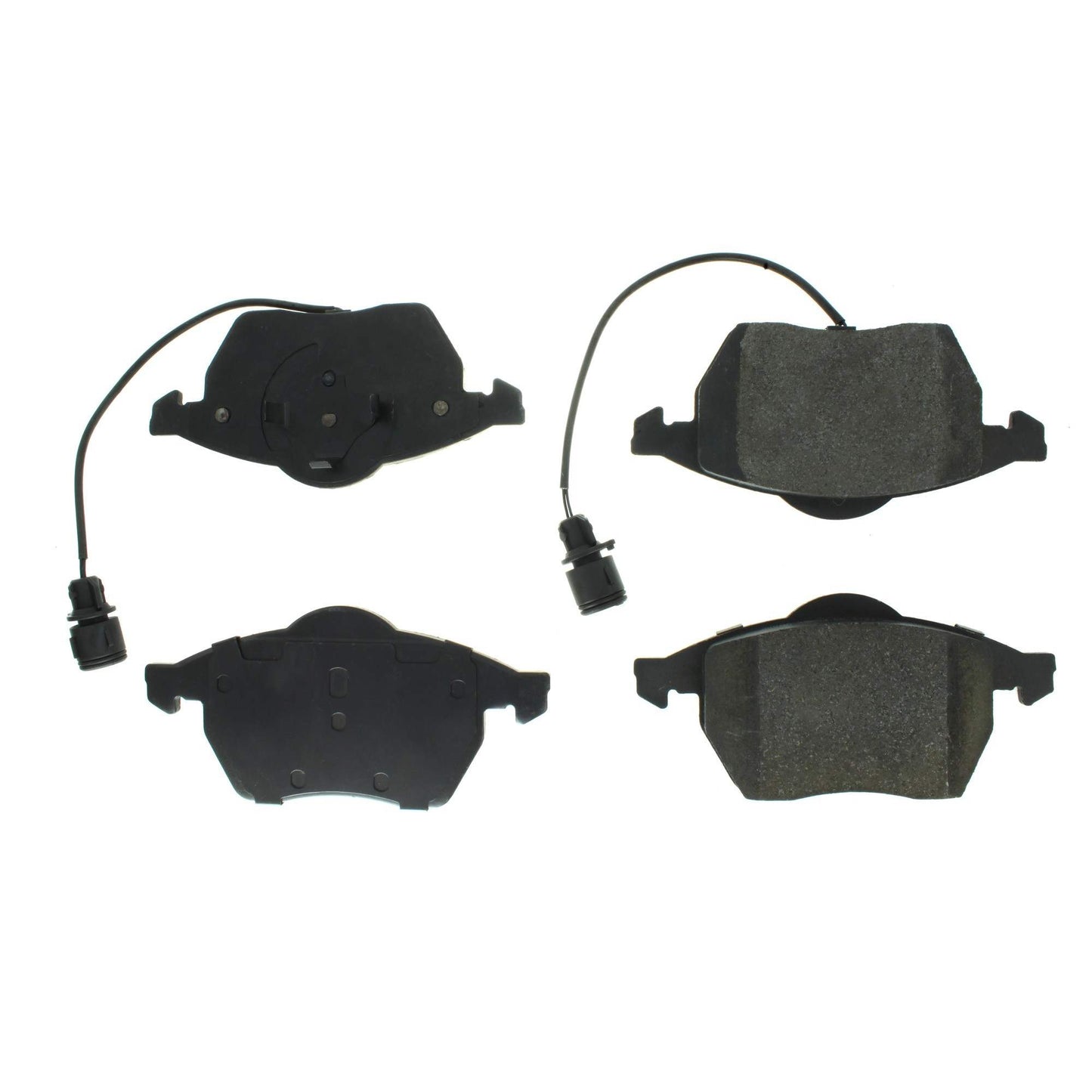 Centric Parts Disc Brake Pad Set Semi-Metallic with Posi Quiet for Audi A8 2000-1997, A8 Quattro 2000-1997, RS4 2002 104.05552