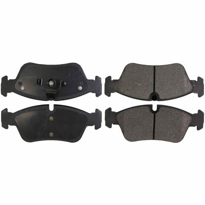Centric Parts Disc Brake Pad Set Posi Quiet Semi-Metallic with Hardware for 1992-1996 BMW 318i/318is, 1992-1994 BMW 325i/325is 104.05581