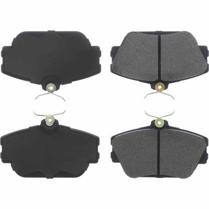 Centric Parts Disc Brake Pad Set Semi-Metallic Posi Quiet for 1996-2007 Ford Taurus Thunderbird Lincoln Continental Mark VIII Mercury Cougar Sable 104.05980