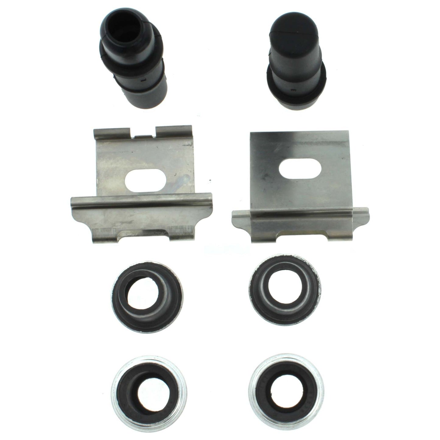 Centric Parts Disc Brake Pad Set Posi Quiet Semi-Metallic with Hardware for 1994-1998 Ford Mustang, 1993-1997 Thunderbird, Mercury Cougar 104.06000