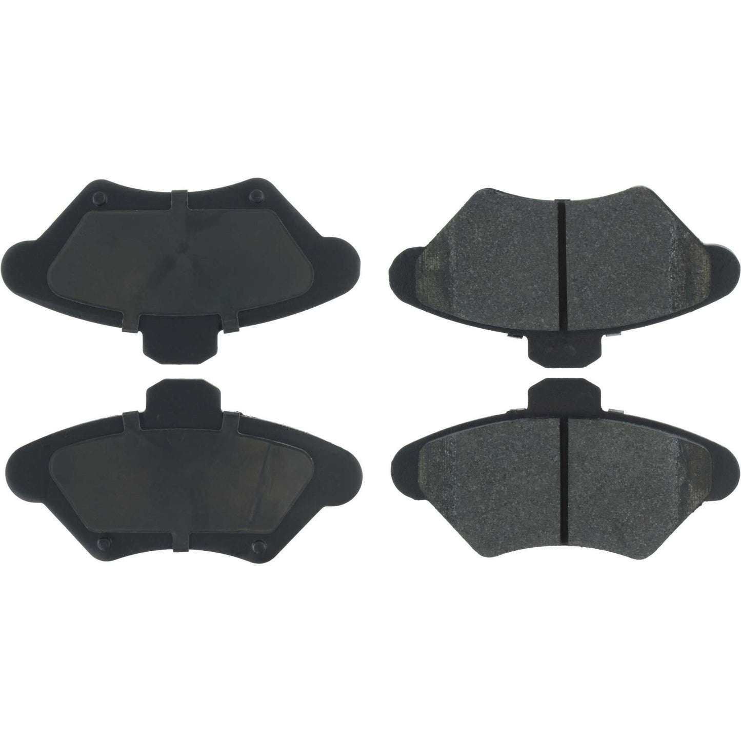 Centric Parts Disc Brake Pad Set Posi Quiet Semi-Metallic with Hardware for 1994-1998 Ford Mustang, 1993-1997 Thunderbird, Mercury Cougar 104.06000