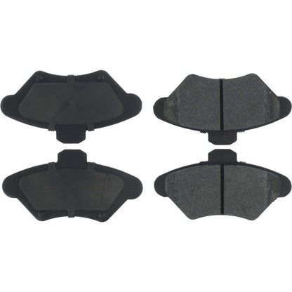 Centric Parts Disc Brake Pad Set Posi Quiet Semi-Metallic with Hardware for 1994-1998 Ford Mustang, 1993-1997 Thunderbird, Mercury Cougar 104.06000