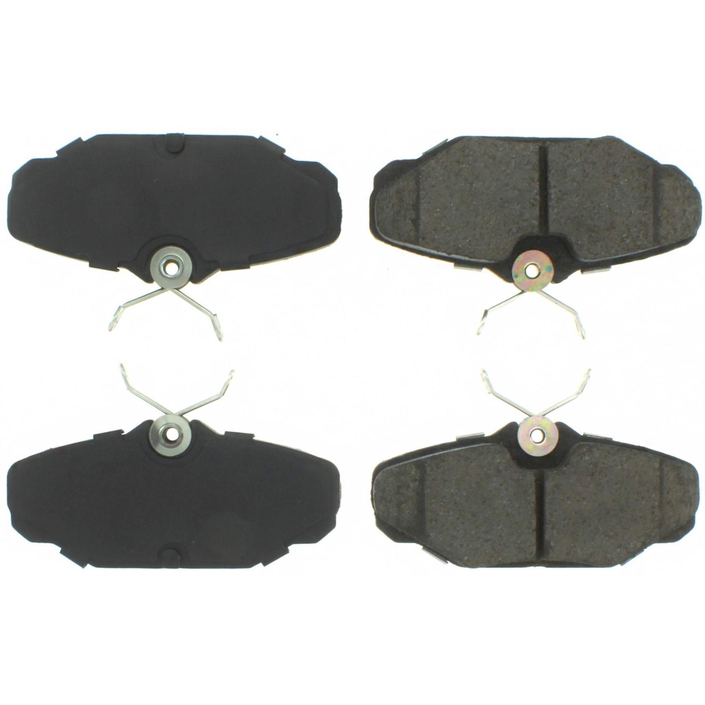 Centric Parts Disc Brake Pad Set Semi-Metallic with Posi Quiet for 1993-2007 Ford Taurus Lincoln Continental Mercury Sable 104.06100