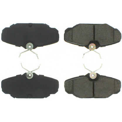 Centric Parts Disc Brake Pad Set Semi-Metallic with Posi Quiet for 1993-2007 Ford Taurus Lincoln Continental Mercury Sable 104.06100