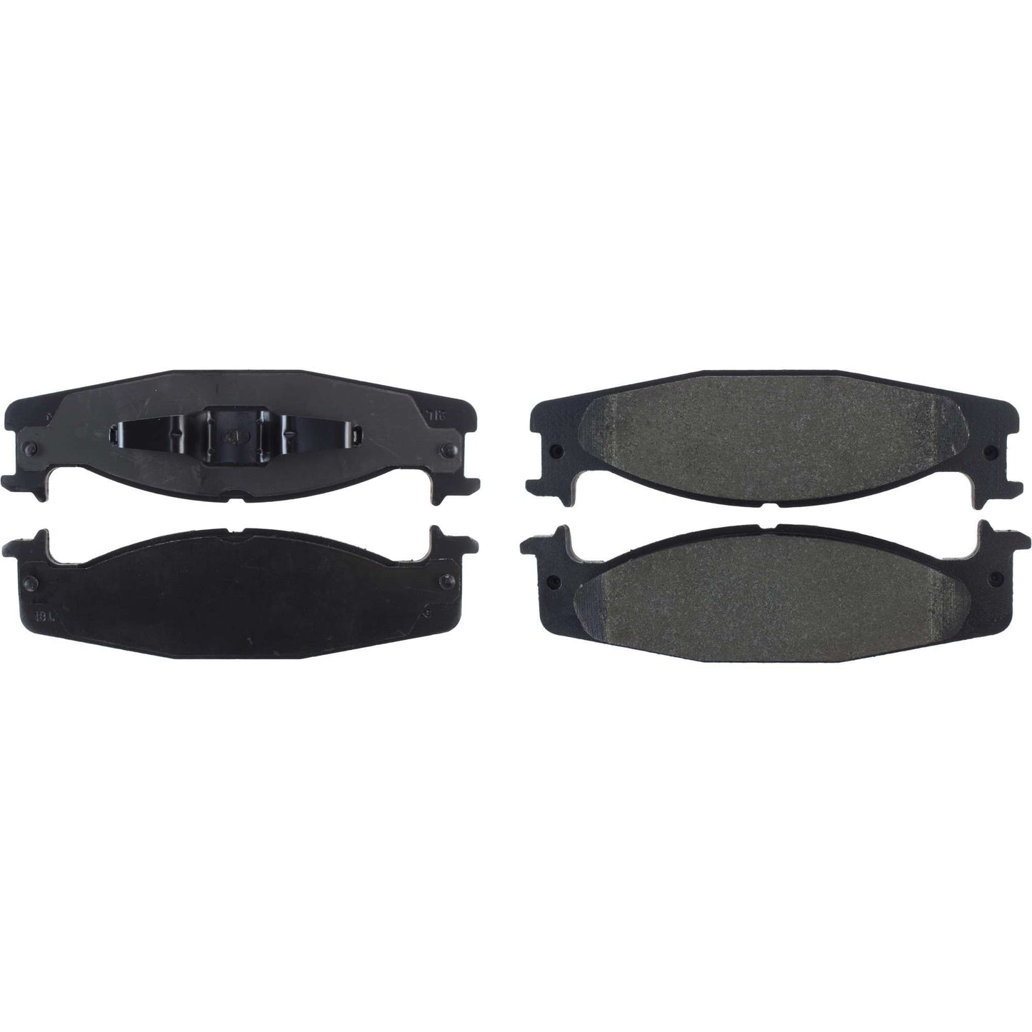 Centric Parts Disc Brake Pad Set Semi-Metallic Posi Quiet for 1994-1996 Ford Bronco, E-150 1994-2003 104.06320