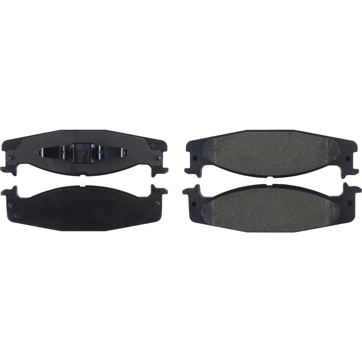 Centric Parts Disc Brake Pad Set Semi-Metallic Posi Quiet for 1994-1996 Ford Bronco, E-150 1994-2003 104.06320