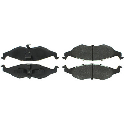 Centric Parts Disc Brake Pad Set Semi-Metallic with Posi Quiet for 1995-1996 Dodge Neon Plymouth Neon 104.06330