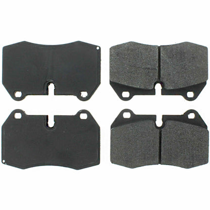 Centric Parts Disc Brake Pad Set Semi-Metallic with Posi Quiet for 1994-1998 BMW 840Ci/850Ci/850CSi and 1997-2002 Ferrari 550 Maranello 104.06390