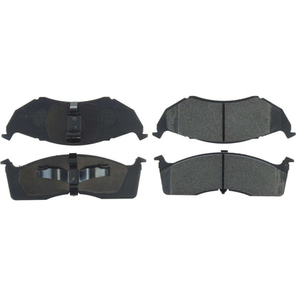 Centric Parts Disc Brake Pad Set Semi-Metallic with Posi Quiet for 2000-2005 Chrysler Neon Dodge Neon Plymouth 104.06420
