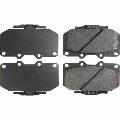 Centric Parts Disc Brake Pad Set Semi-Metallic with Posi Quiet for 1989-1996 Nissan 300ZX 104.06470