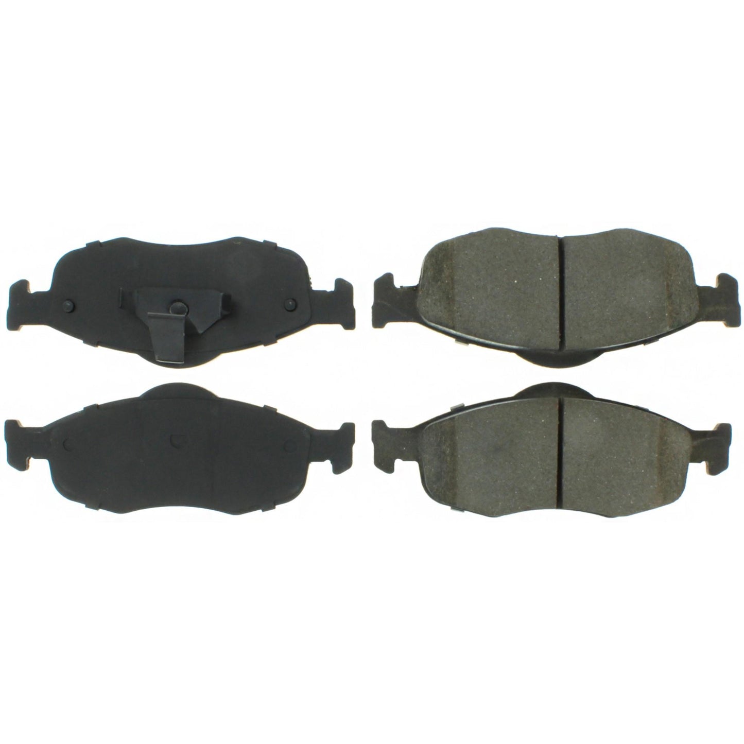 Centric Parts Disc Brake Pad Set Posi Quiet Semi-Metallic with Hardware for 1995-2000 Ford Contour, Mystique and 2002-1999 Mercury Cougar 104.06480