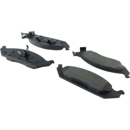 Centric Parts Disc Brake Pad Set Semi-Metallic with Posi Quiet for 2000-1995 Chrysler Cirrus, 2000-1996 Sebring, 2000-1995 Dodge Stratus, 2000-1996 Plymouth Breeze 104.06500