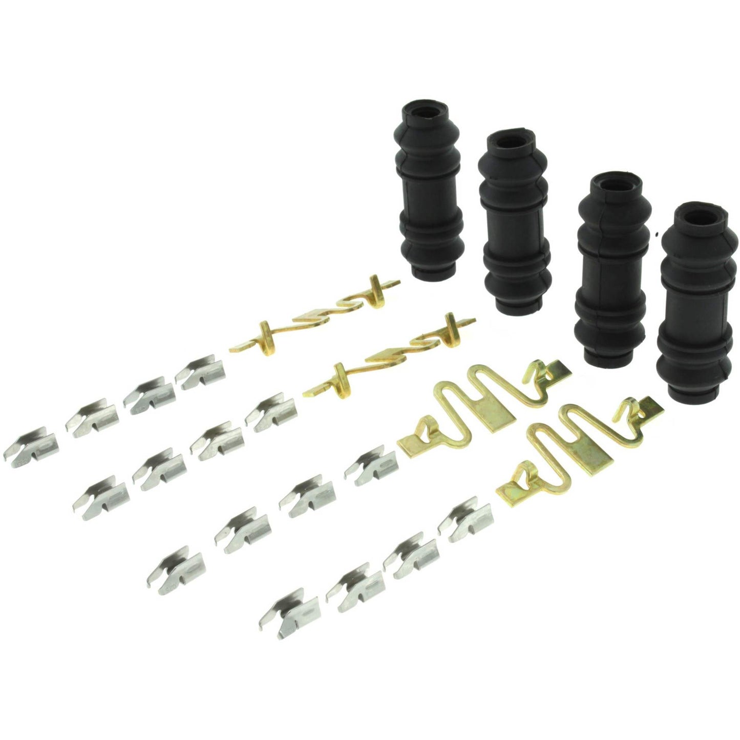Centric Parts Disc Brake Pad Set Semi-Metallic with Posi Quiet for 2000-1995 Chrysler Cirrus, 2000-1996 Sebring, 2000-1995 Dodge Stratus, 2000-1996 Plymouth Breeze 104.06500