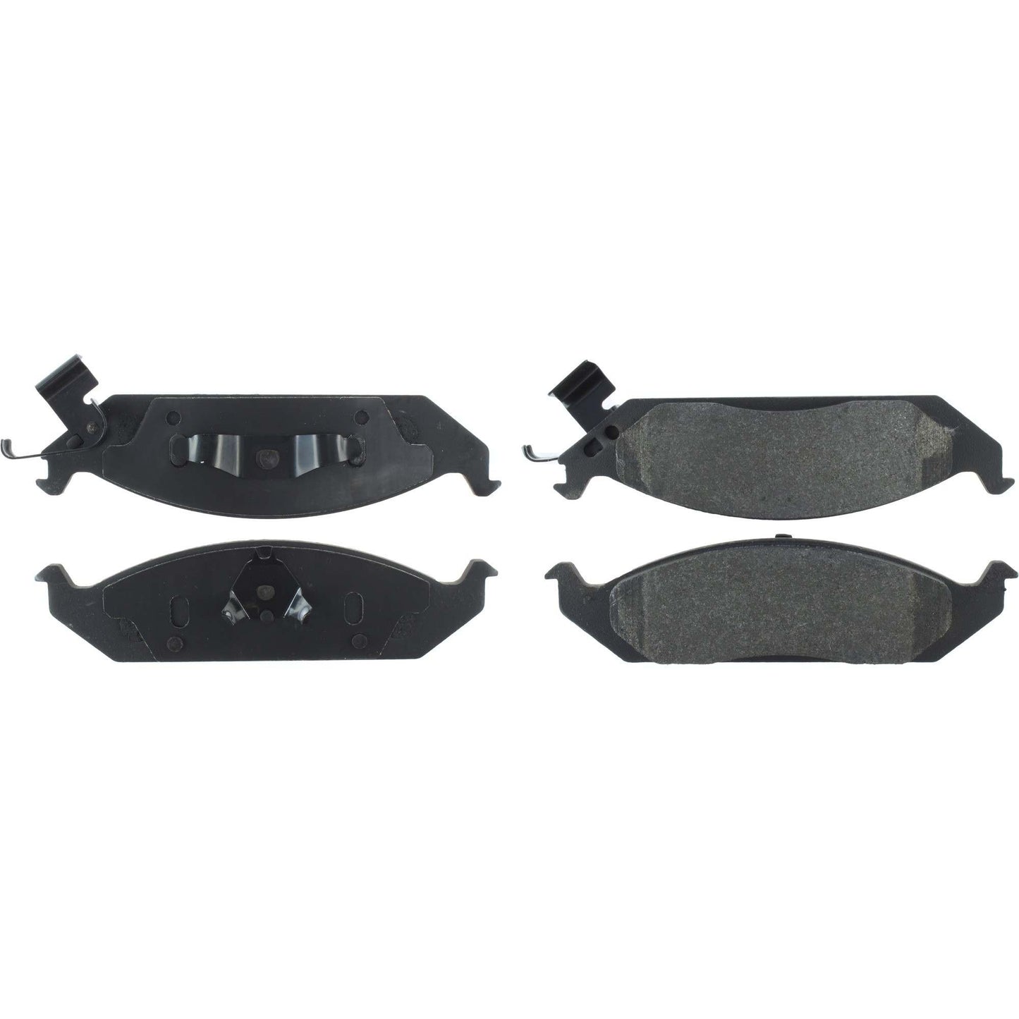 Centric Parts Disc Brake Pad Set Semi-Metallic with Posi Quiet for 2000-1995 Chrysler Cirrus, 2000-1996 Sebring, 2000-1995 Dodge Stratus, 2000-1996 Plymouth Breeze 104.06500