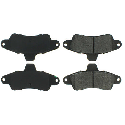 Centric Parts Disc Brake Pad Set Semi-Metallic Posi Quiet for 2000-1995 Ford Contour Mystique, 2000-1999 Mercury Cougar 104.06610