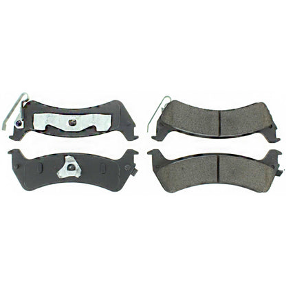 Centric Parts Disc Brake Pad Set Semi-Metallic Posi Quiet for 1994-1998 Jeep Grand Cherokee 104.06660