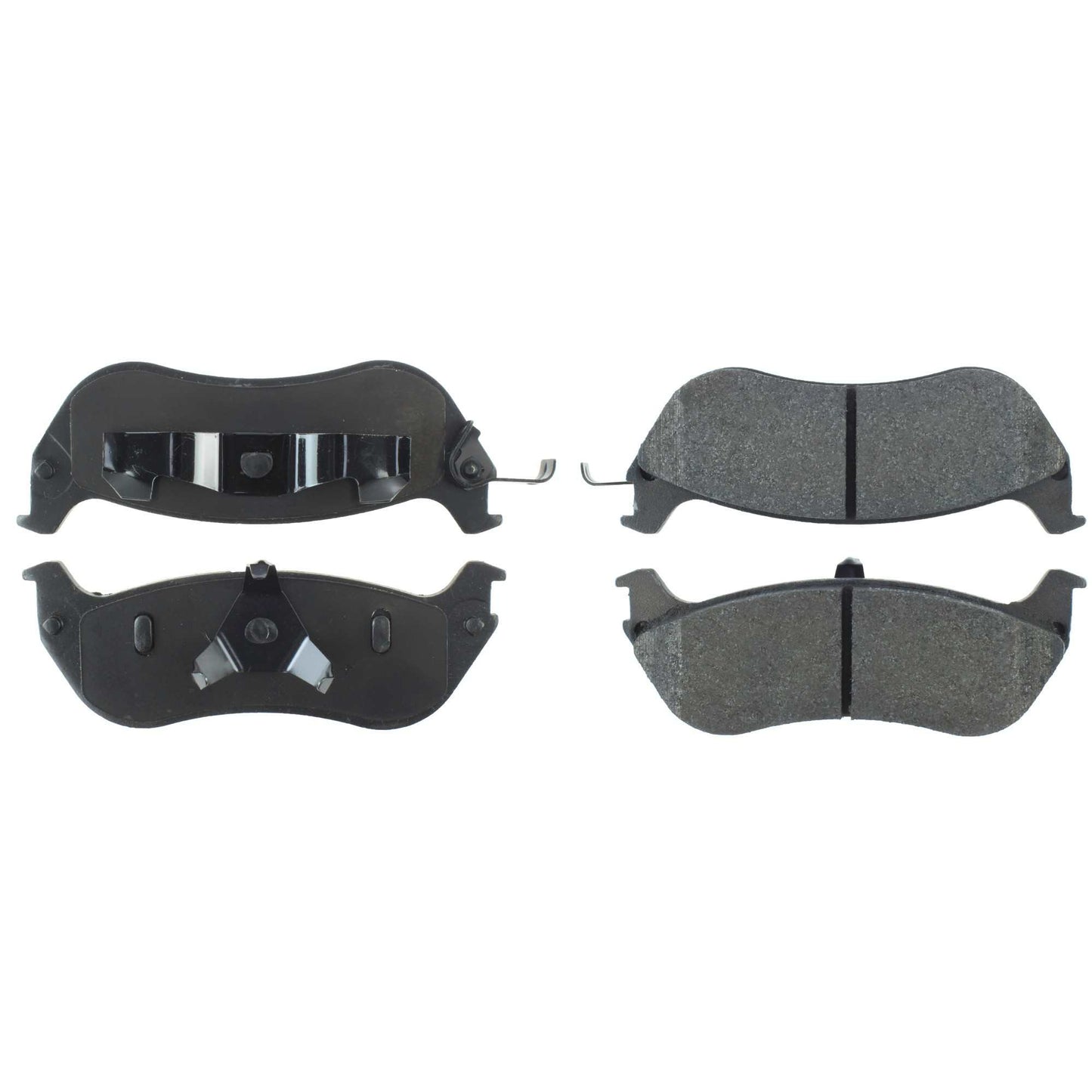 Centric Parts Disc Brake Pad Set Semi-Metallic with Posi Quiet for 1996-2002 Ford Crown Victoria Lincoln Town Car Mercury Grand Marquis 104.06740