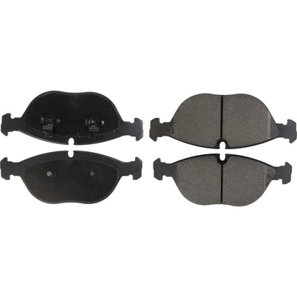 Centric Parts Disc Brake Pad Set Semi-Metallic Posi Quiet for 2000-2006 Audi TT Quattro, Bentley Arnage, BMW 750iL