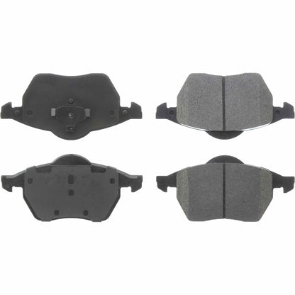 Centric Parts Disc Brake Pad Set Posi Quiet Semi-Metallic with Hardware for 2005-2001 Volkswagen Leon, 1999-1996 Golf/Jetta, 1997-1996 Passat 104.06870