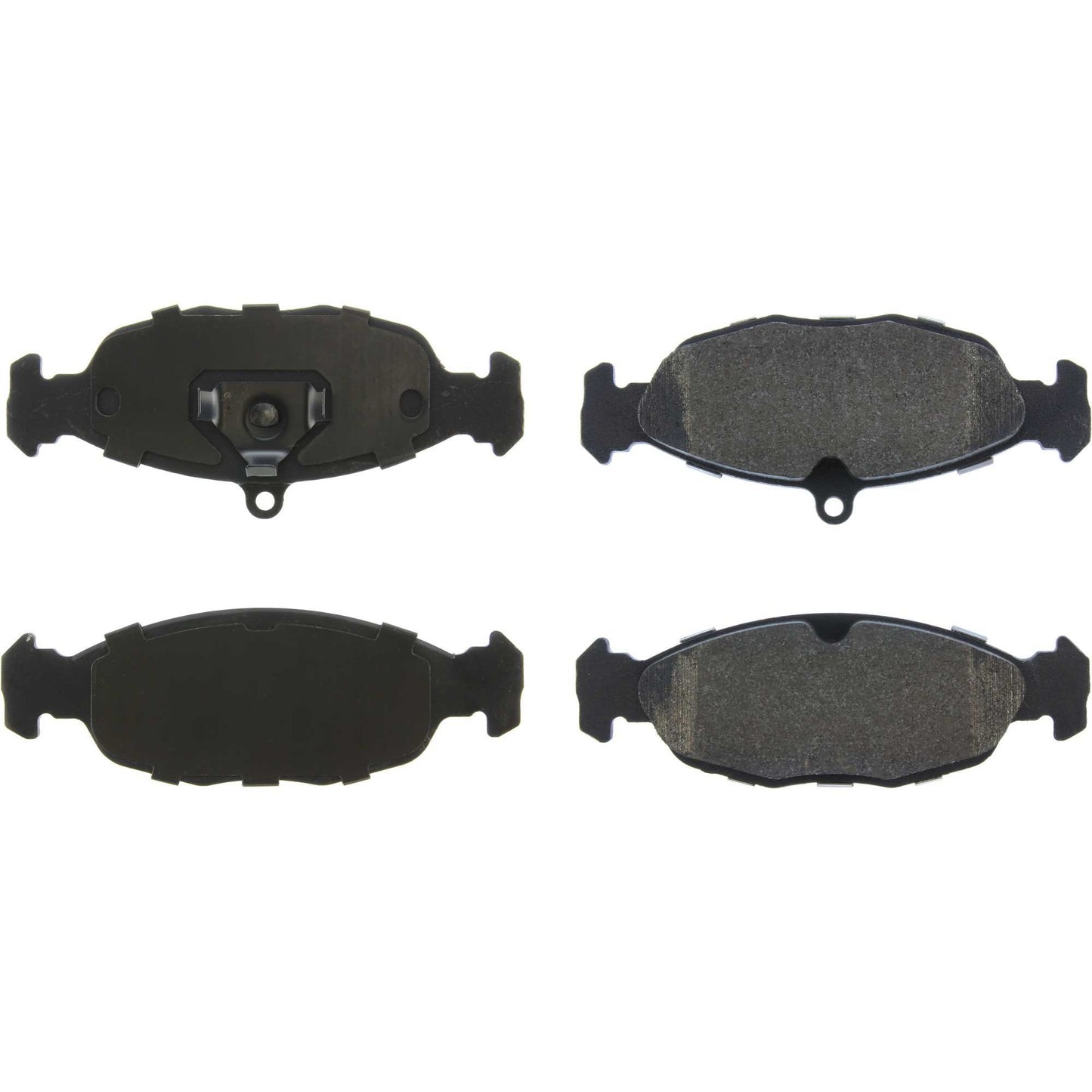 Centric Parts Disc Brake Pad Set Posi Quiet Semi-Metallic with 100% Scorched
