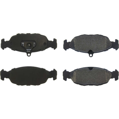 Centric Parts Disc Brake Pad Set Posi Quiet Semi-Metallic with 100% Scorched