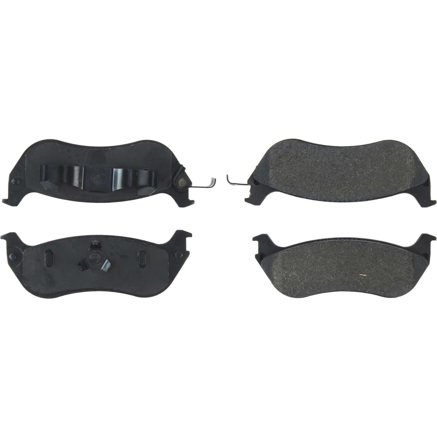 Centric Parts Disc Brake Pad Set Semi-Metallic with Posi Quiet for 1996-2002 Ford Crown Victoria Lincoln Town Car Mercury Grand Marquis 104.06900