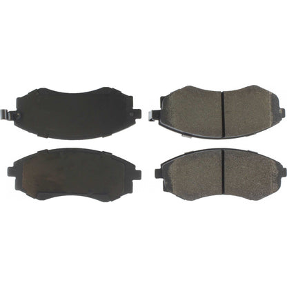 Centric Parts Semi-Metallic Brake Pads Posi Quiet with Hardware for 1990-2006 Hyundai Elantra