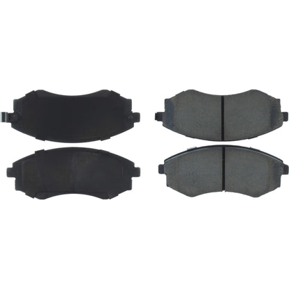 Centric Parts Disc Brake Pad Set Semi-Metallic with Hardware for 2003-1989 Hyundai Sonata 2001-1997 Tiburon 104.07001