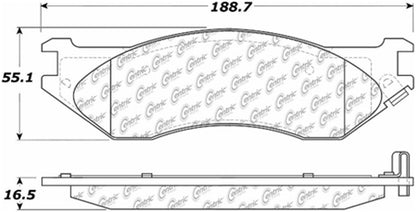 Posi Quiet Disc Brake Pad Set 104.07020