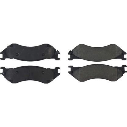 Centric Parts Disc Brake Pad Set Semi-Metallic Posi Quiet for 2008-2006 Dodge Ram 1500, 2500, 3500, 4000 104.07021