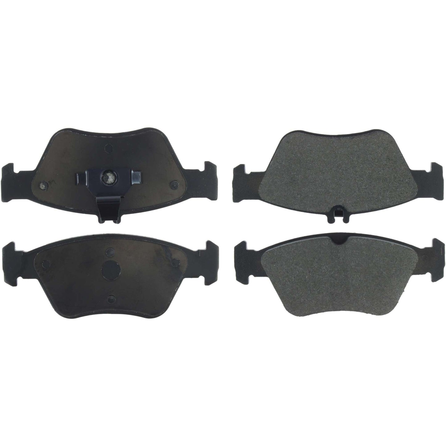 Centric Parts Disc Brake Pad Set Semi-Metallic with Posi Quiet for 1996-2000 Mercedes-Benz C230 C280 E300 SLK200 SLK230 104.07100