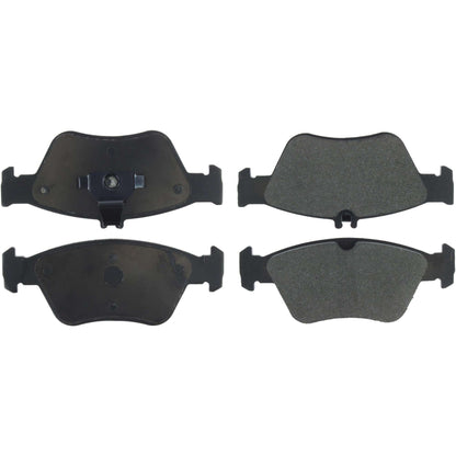 Centric Parts Disc Brake Pad Set Semi-Metallic with Posi Quiet for 1996-2000 Mercedes-Benz C230 C280 E300 SLK200 SLK230 104.07100