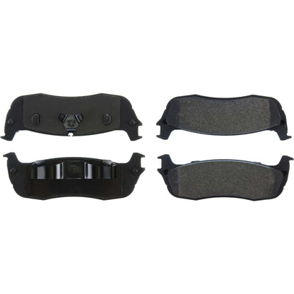 Centric Parts Disc Brake Pad Set Semi-Metallic with Posi Quiet for 2002-1997 Ford Expedition, 2003-1999 F‑150 104.07110