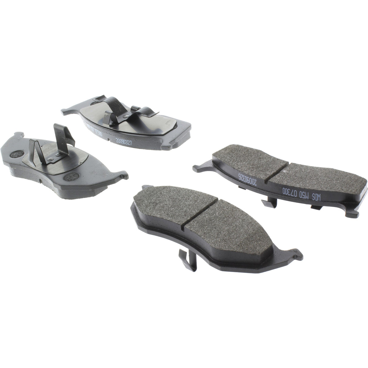 Centric Parts Disc Brake Pad Set Semi-Metallic Posi Quiet for 2004-1999 Chrysler 300M Concorde Intrepid LHS Dodge Intrepid 104.07300