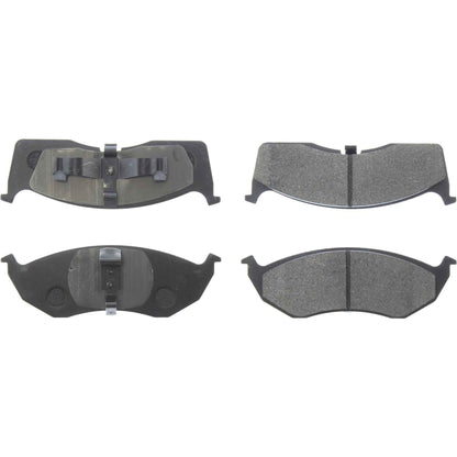 Centric Parts Disc Brake Pad Set Semi-Metallic Posi Quiet for 2004-1999 Chrysler 300M Concorde Intrepid LHS Dodge Intrepid 104.07300