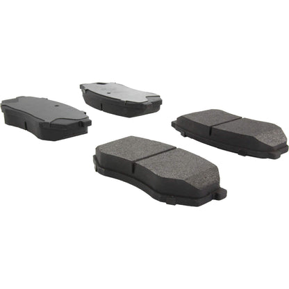 Centric Parts Disc Brake Pad Set Semi-Metallic with Posi Quiet for 1996-2004 Mitsubishi Fuso FE, FE-HD 104.07350